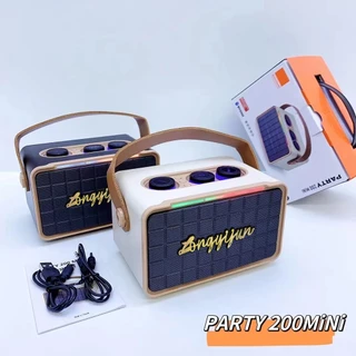 【ของแท้ 100%】PARTY200MINIลำโพงบลูทูธพกพา เหมาะสำหรับหลายสถานการณ์ เชื่อมต่อไร้สายสะดวกมาก เบสสุดยอด คุณภาพเสียงดี