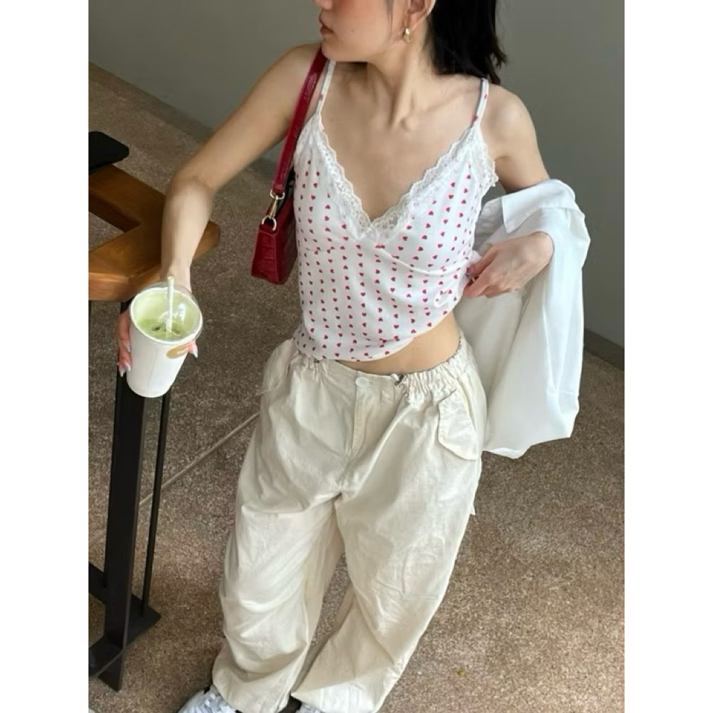 ส่งต่อ เสื้อลูกไม้ลายหัวใจ Flore.apparels ❤️‍🔥