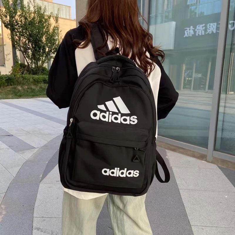 P339 Adidasสไตล์ใหม่กระเป๋าเป้สะพายหลังกระเป๋าเป้สะพายหลังลำลองสำหรับบุรุษและสตรี
