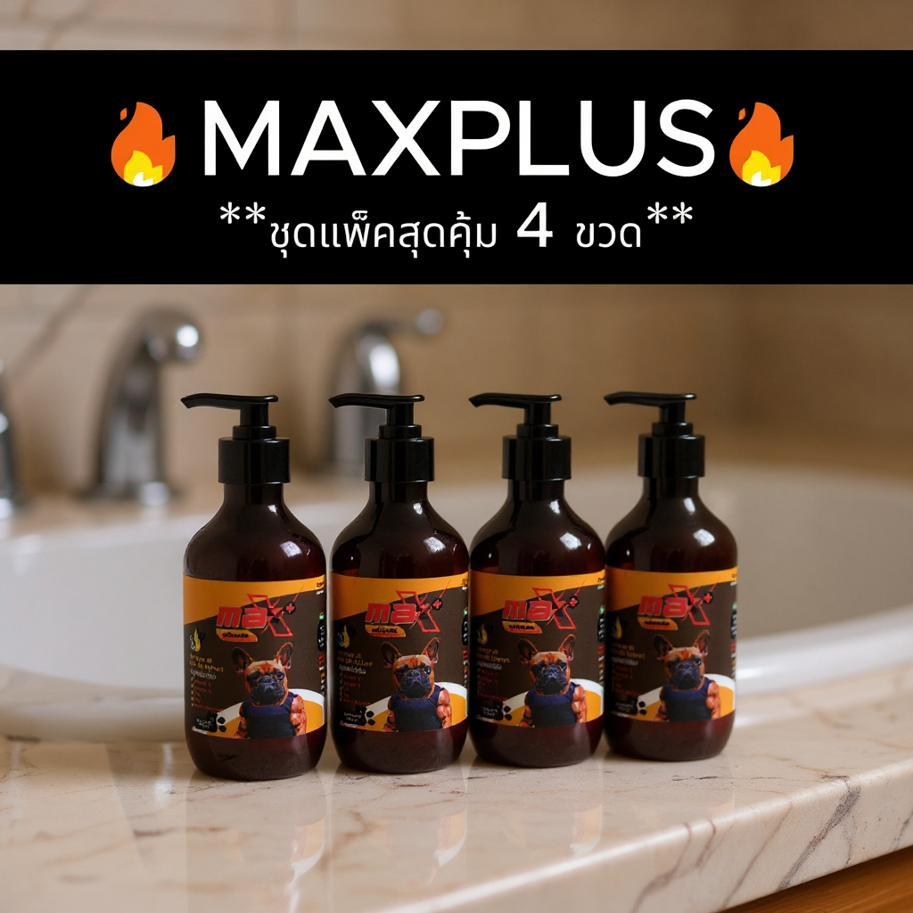 MAXPLUS **ชุดแพ็คคู่สุดคุ้ม 4 ขวด**ตัวโปรตีนผสมอาหารหมาแมว ชอบมาก ช่วยให้น้องทานเก่งขึ้น ได้ผลดีมาก
