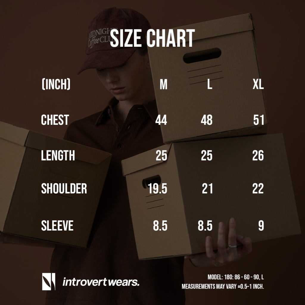 introvertwears. | Postal Cropped Polo (2 colors) เสื้อโปโล ทรงครอป โอเวอร์ไซส์ - รูปที่ 5