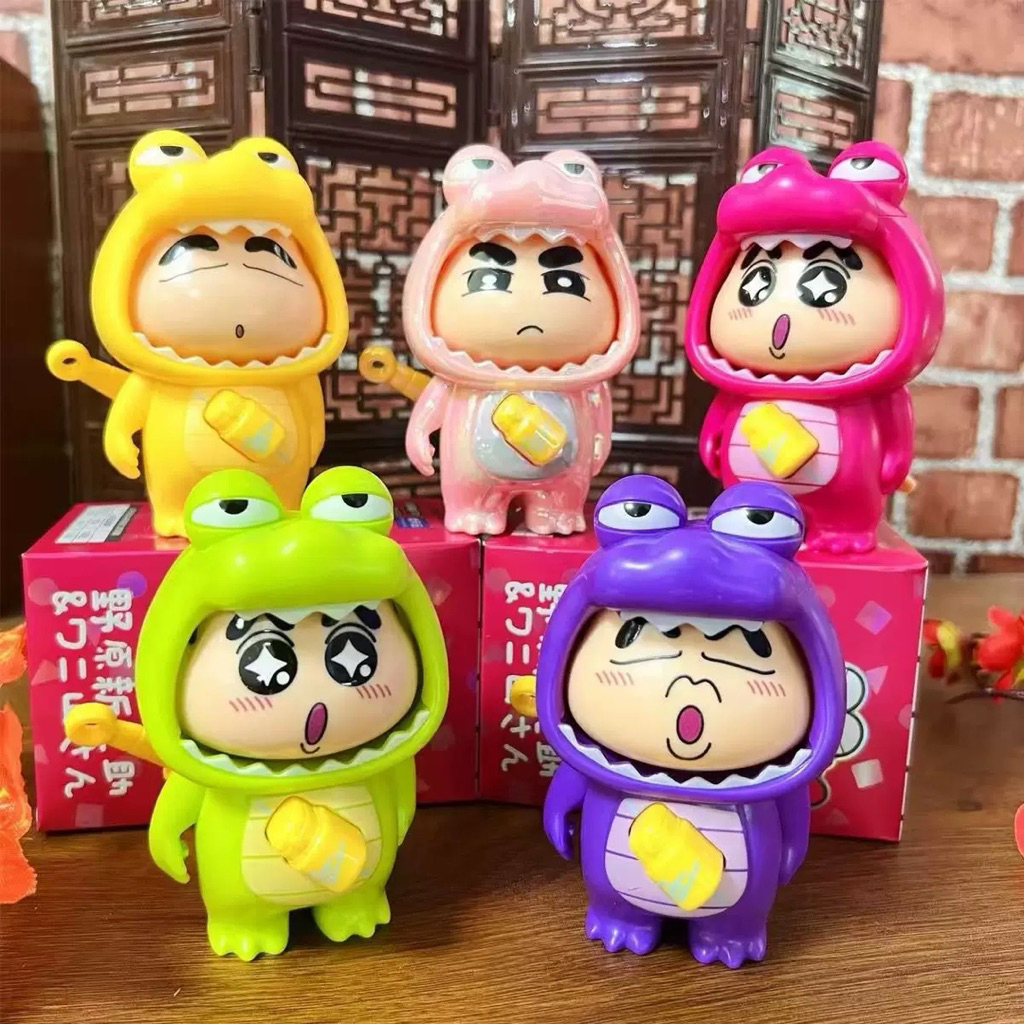 ตุ๊กตาเปลี่ยนหน้าใหม่ ใช้เป็นจี้ได้ ไดโนเสาร์ชินจัง ขนาดใหญ่ 3 แบบ