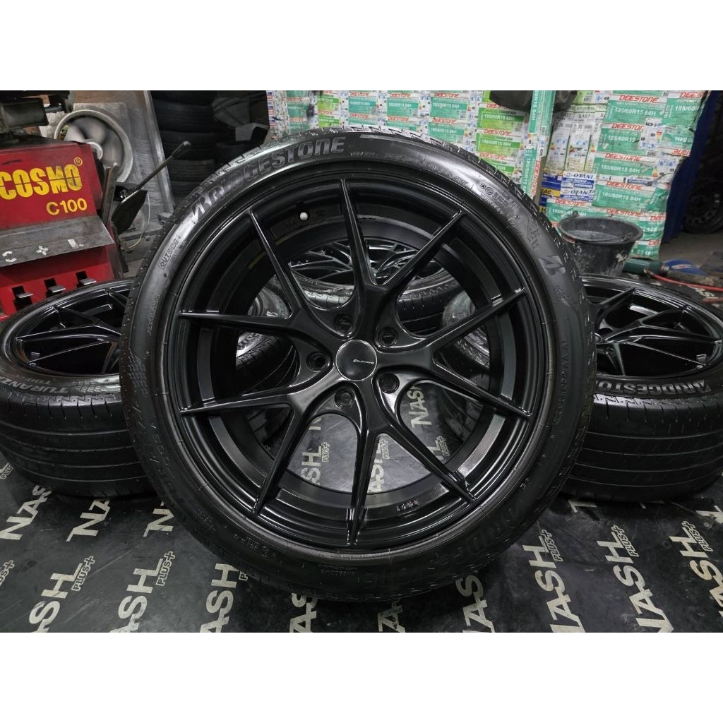 ล้อ เบา มือ2 ขอบ 18" 5/112/114  กว้าง 8.5 ออฟ 35  ใส่รถ 5 รูได้ทุกรุ่น