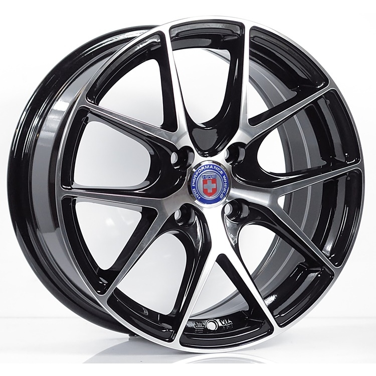 ล้อแม็กซ์ SSW S308 P101 ขอบ15นิ้ว 4รู100 สีดำหน้าเงา กว้าง6.5นิ้ว Offset35 [20984]