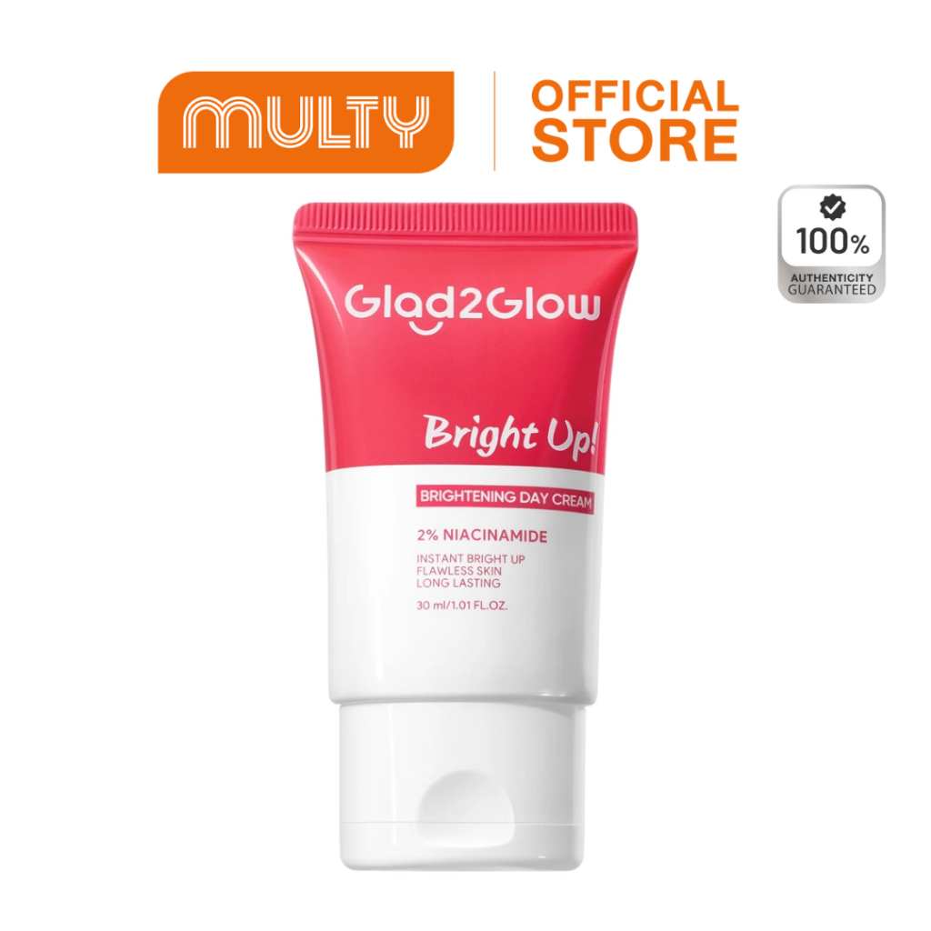 Glad2Glow Brightening Day Cream 30 g.ไบรท์เทนนิ่งเดย์ครีม