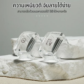 Nawoelite อุปกรณ์ทำเล็บ เครื่องมือ แปรงซิลิโคน แสตมป์ซิลิโคนหัวเหลี่ยมเล็ก ซิลิโคนคุณภาพดี นุ่มและยืดหยุ่นสูง