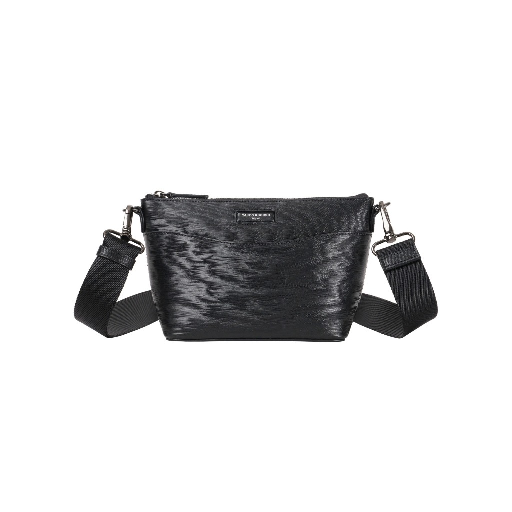 TAKEO KIKUCHI กระเป๋าสะพายข้าง CURVE SERIES COMPACT SHOULDER BAG