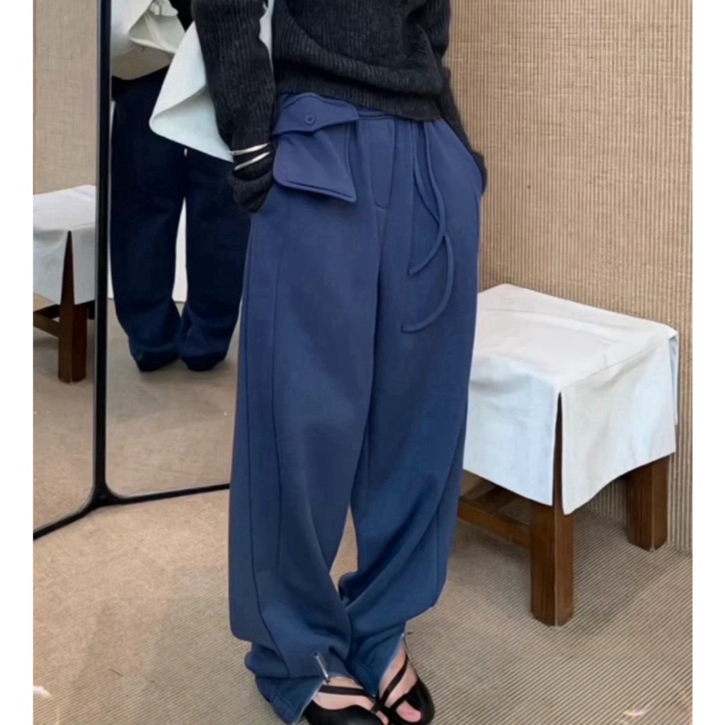 (พร้อมส่ง) pocket jogger pants กางเกงวอร์มจั้มขารุ่น 6351 TAG CCJ 🇰🇷 - รูปที่ 3