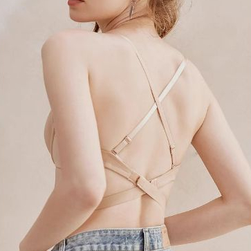 เสื้อชั้นในแบบไร้ตะเข็บและไร้โครงด้านหลัง เรียบเนียน ไร้ตะเข็บ สวมใส่สบาย - รูปที่ 5