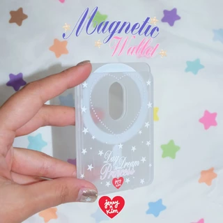 The stars transparent magnetic wallet⭐️ Jerryxkimdotstick