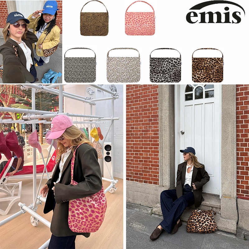 สินค้าสปอตกรุงเทพฯ EMIS ถุง ถุงผ้าใบ สไตล์เดียวกับคนดัง Canvas bag crossbody bag star same style