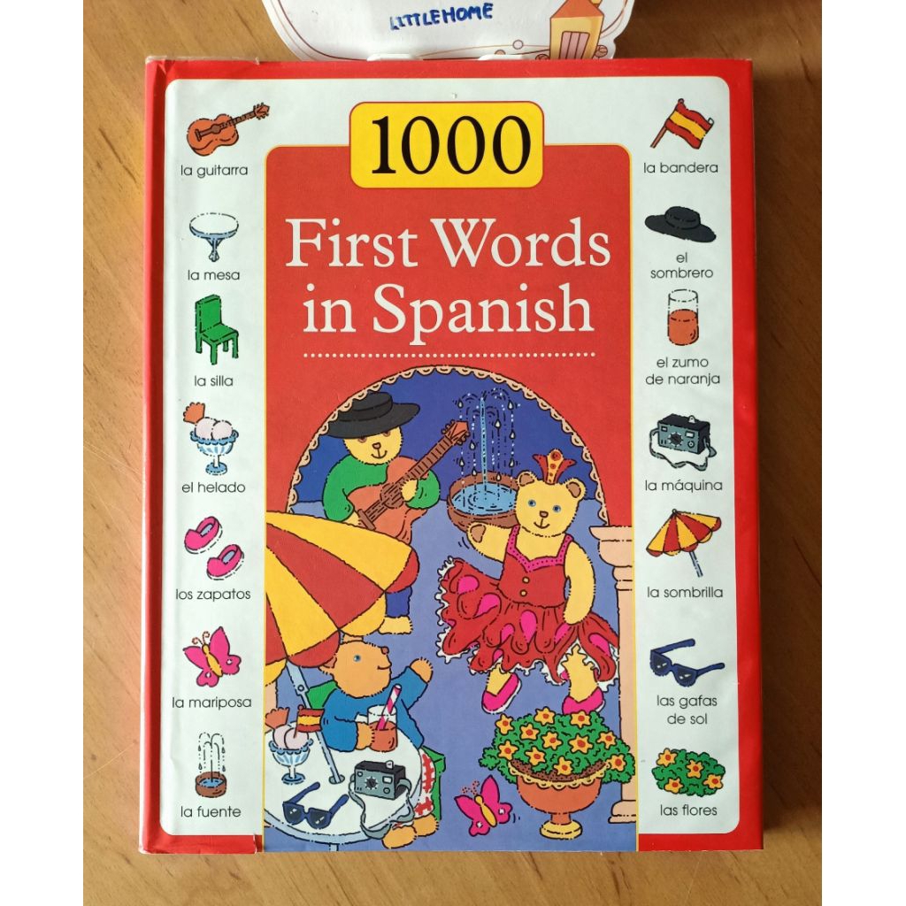 1000 First Words in Spanish, Author : Baxter, Nicolas