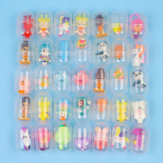 ตุ๊กตาของเล่น ตุ๊กตาสุ่มในกล่อง ตุ๊กตาคละแบบ กล่อง45มม.ปลายดินสอ Minifigure ตุ๊กตาเสียบปลายดินสอกับเสียบไม่ได้รวมกัน