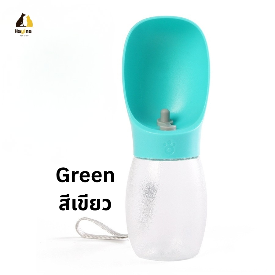 (พร้อมส่ง🇹🇭) กระบอกน้ำพกพาสำหรับสุนัขและแมว พกง่าย ใช้งานสะดวก ไม่หก ไม่เลอะ - รูปที่ 6