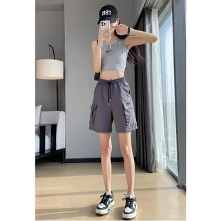 ✨ Kinny shorts 🧸 กางเกงขาสั้นเอวสูง เก็บพุงพรางหุ่น เข้ารูป