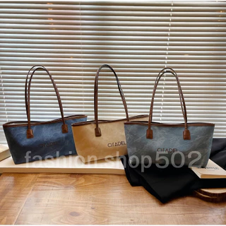 fashion.shop502กระเป๋าสะพายไหล่ แฟชั่นใหม่ สไตล์เท่มาก หนัง PU งานดี ความจุเยอะ มีให้เลือก 3 สี พร้อมส่งในไทย B-053
