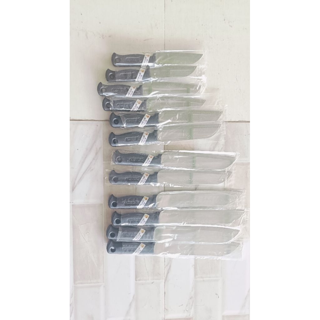 มีดกีวี  ด้ามดำ  ของแท้  ครบชุด  477 478 479