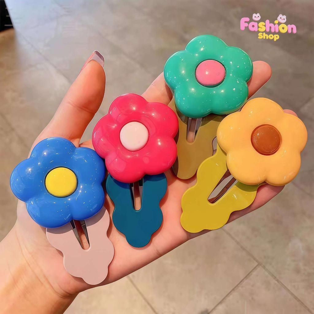 กิ๊บติดผม กิ๊บหนีบผม ดอกไม้ น่ารัก หวาน ins สไตล์เกาหลี สำหรับผู้หญิง หลากสี ส่งเร็ว COD