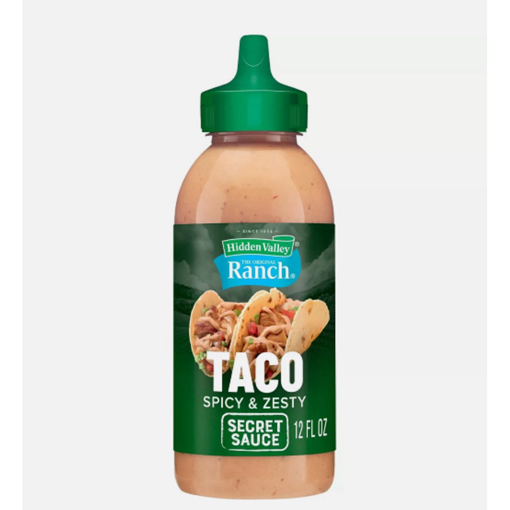 [พร้อมส่ง] Hidden Valley® Taco Secret Spicy Sauce/Burger Secret Sauxe 354ml. ทาโก้สไปซี่ซอส