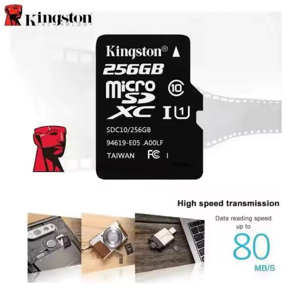 เมมโมรี่การ์ด แบรนด์ Kingston Micro sd card กล้อง/กล้องติดรถยนต์ /โทรศัพท์มือถือ/32-512GB⚡️ thumbnail 7