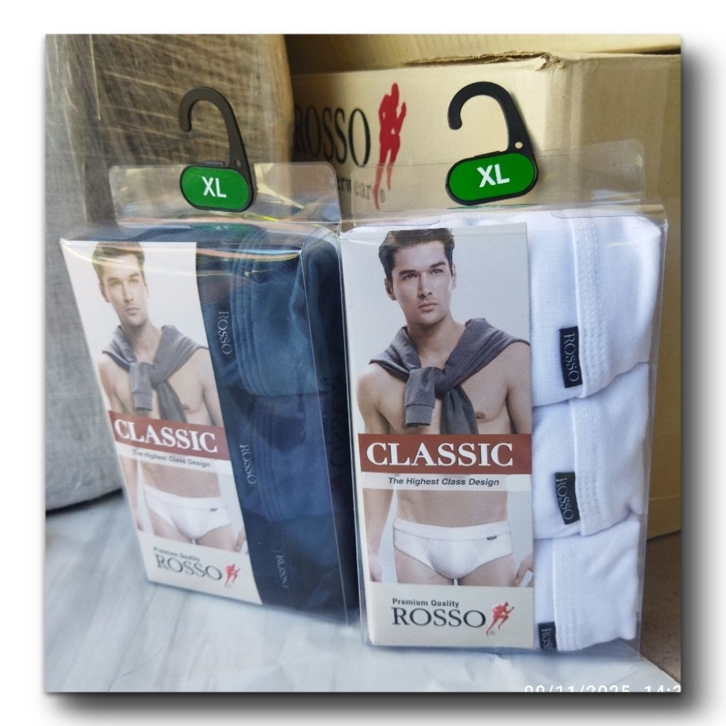 Rosso Classic กางเกงชั้นในผู้ชาย(1แพค3ตัว)