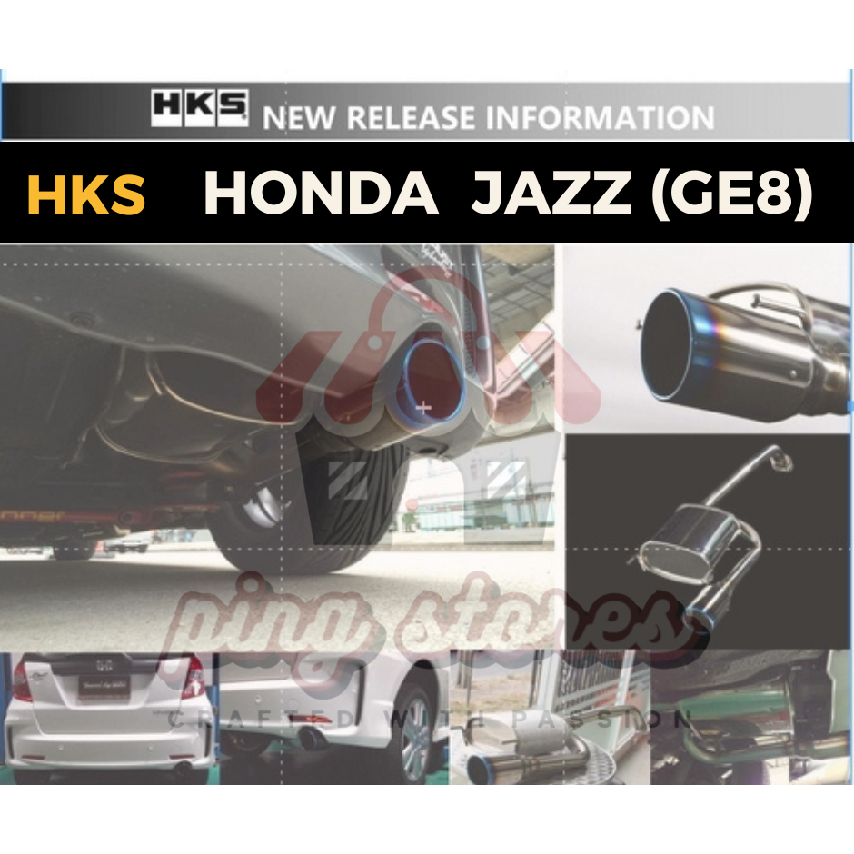 ท่อ HKS Honda Jazz GE ปลาย Tita เครื่อง L15A
