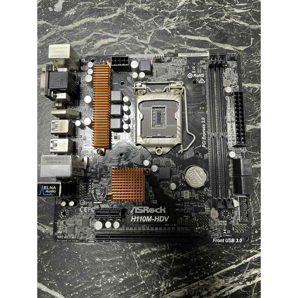 เมนบอร์ด MB H110M-HDV ASROCK gan 6-7
