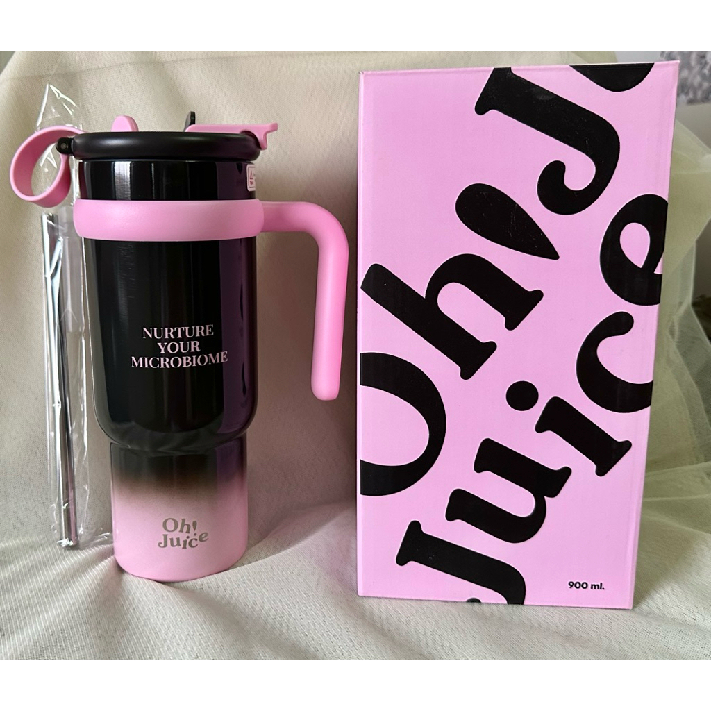 มือหนึ่ง(พร้อมส่ง)  NEW แก้ว Material Girl Tumbler (Limited Edition ของแท้) Oh juice 900ml
