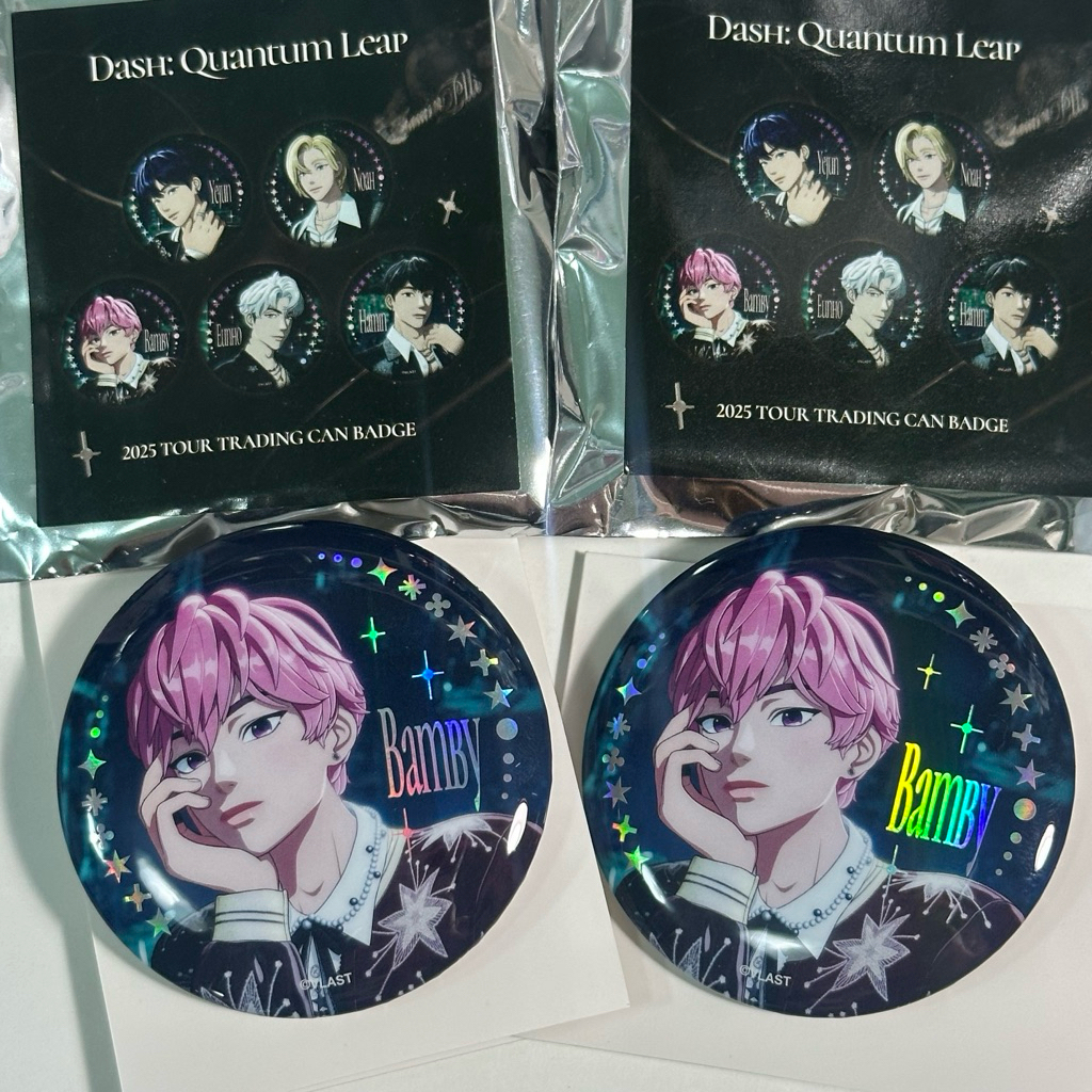 *พร้อมส่ง* เข็มกลัด แบมบี้ PLAVE 2025 Tour Dash Quantum Leap