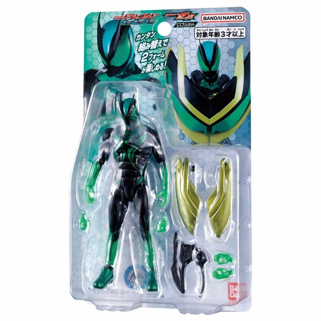 KAMEN RIDER ACTION FIGURE CAPSEMCHANGE COLLECTION: KAMEN RIDER ZEZTZ ESPRIM SET พร้อมจัดส่งด่วนเดลิเวอรี่ 🇹🇭