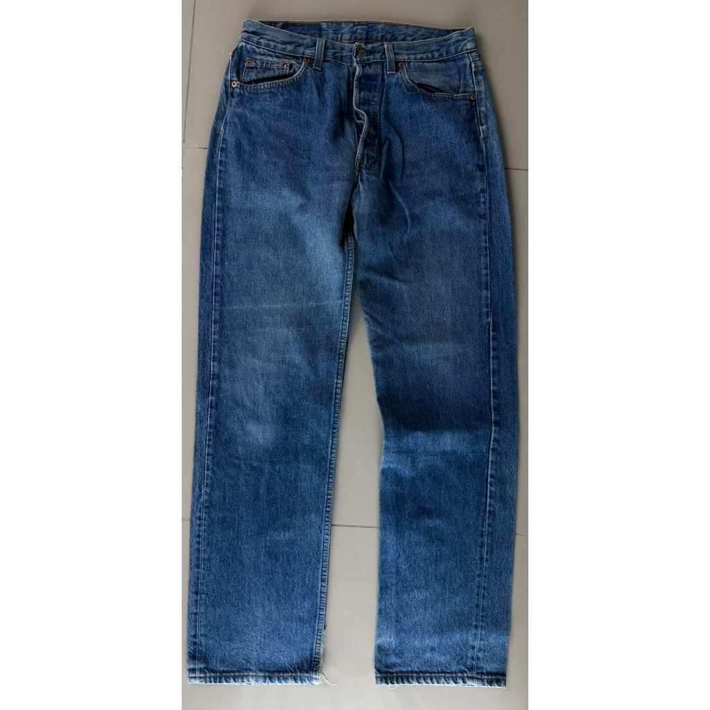 กางเกงยีนส์มือสอง L501-0115 USA Size W31 (I3424)