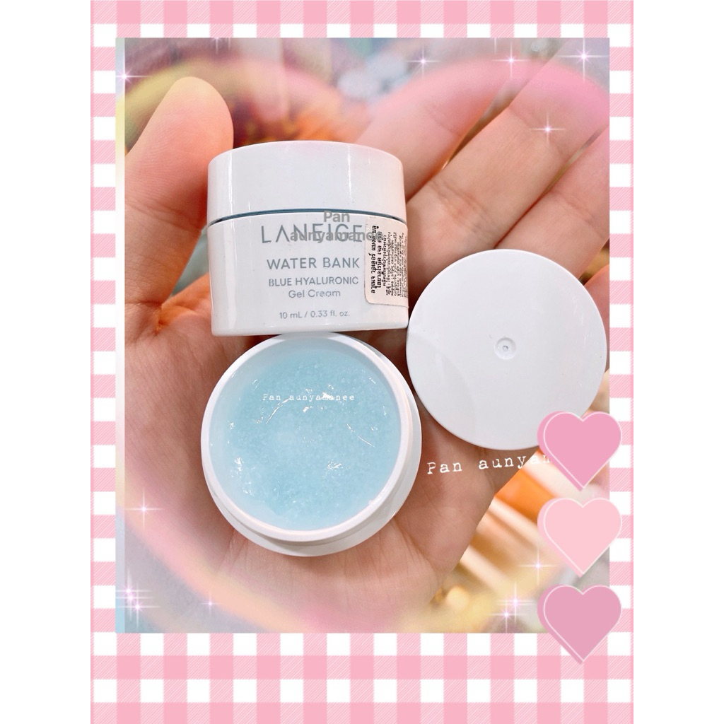 (เติมความชุ่มชื่นผิวผสม-ผิวมัน)( ของแท้ % )Water Bank Blue Hyaluronic Gel Cream 10ml