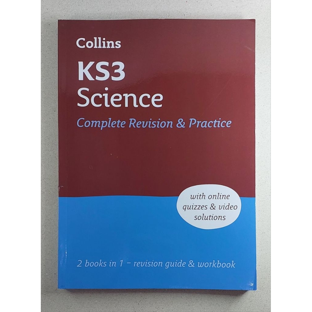 หนังสือ แบบเรียน วิทยาศาสตร์ มัธยมต้น Collins KS3 Science Complete Revision & Practice 216Page