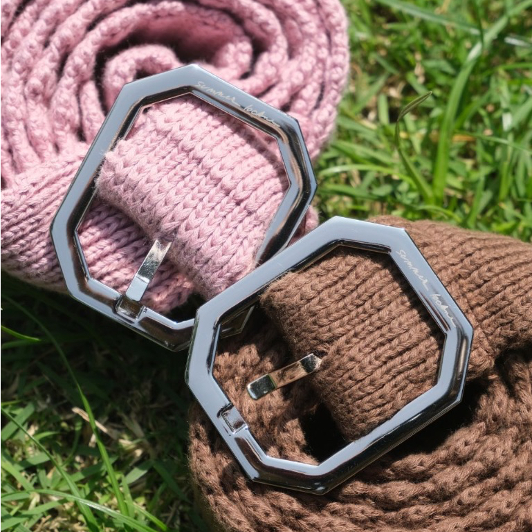**พร้อมส่ง** summer locker เข็มขัดผ้านิต low tide knit belt