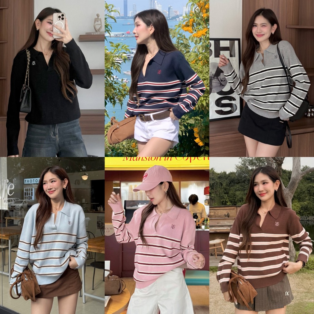 NICHARIS - เสื้อไหมพรม สเวตเตอร์ผ้านุ่ม รุ่น Martin Sweater