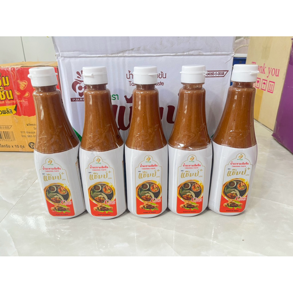 น้ำมะขามเปียกเข้มข้น 99.9% Termarid paste ของแท้  % ตราแชมป์พลัส ขนาด 500 กรัม/ขวด* 5 ขวด ราคา ถูกที่สุด ดีลบีเคเค แกลเลอรีภาพที่ 2