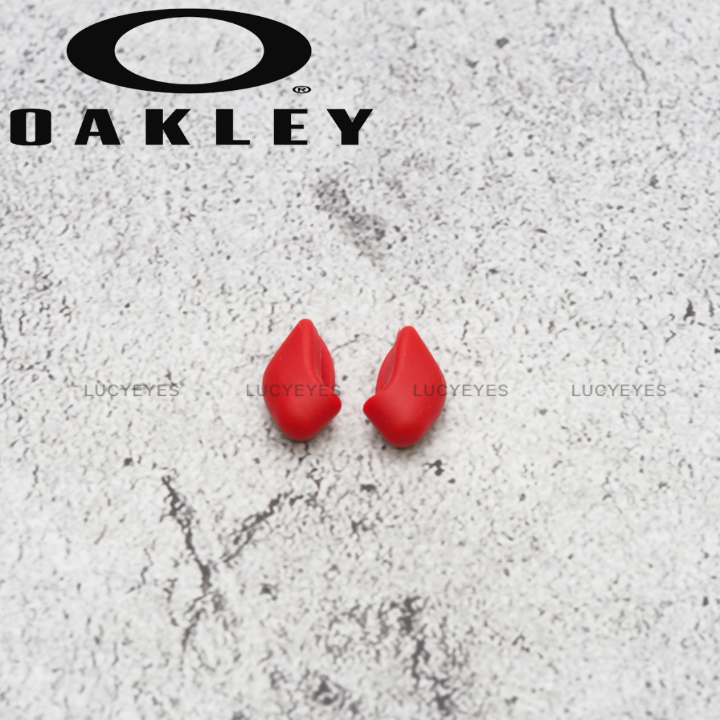 อะไหล่แป้นจมูก OO แบบเกี่ยวสีแดง (แบบเอเชีย)สามารถใส่กับแว่นรุ่น OO9112, FLAK JACKET,  OO9153, HALF 