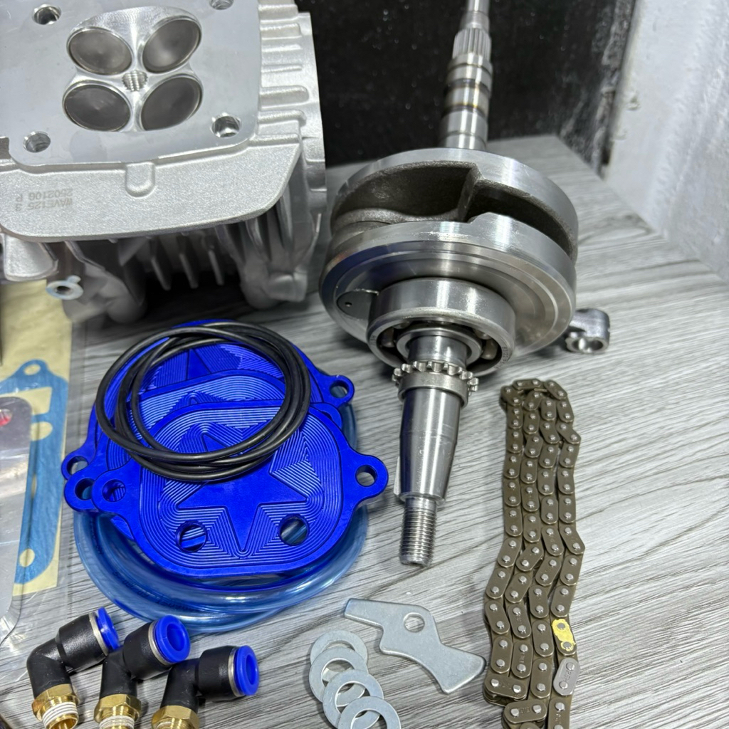 ชุดWAVE125iวาฬ ชัก3 -LED/Msx  4วาล์ว ลูก LHK ขนาด 56-57-59-60-61-62ข้อเหวี่ยง+ปะเก็นมิเนียม[พร้อมส่ง]สินค้าคุณภาพ💯 - รูปที่ 2