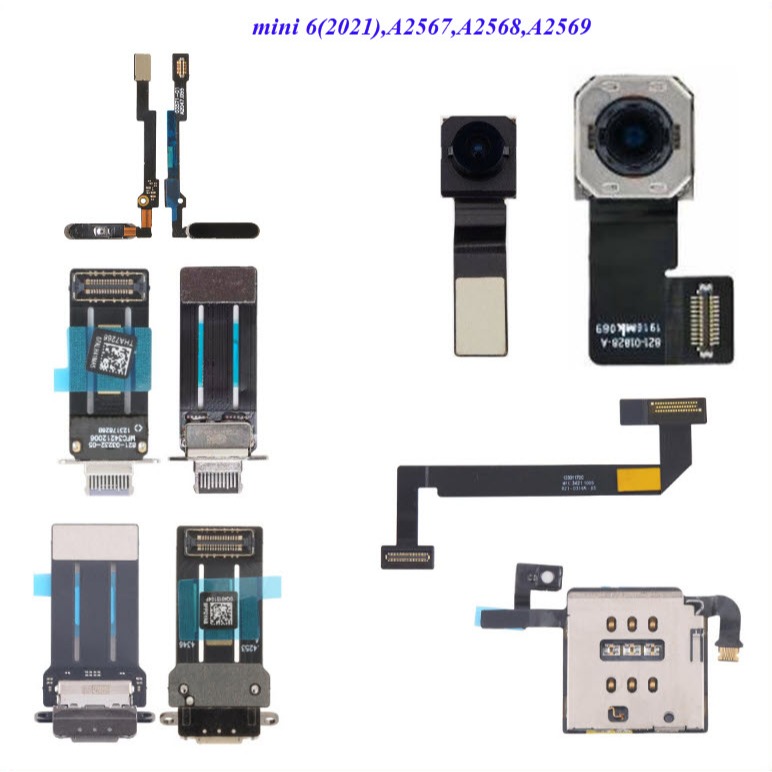 อะไหล่ทดแทน สำหรับ mini 6,A2567,A2568,A2569/mini 7,A2993,A2995,A2996/สายแพร/กล้อง