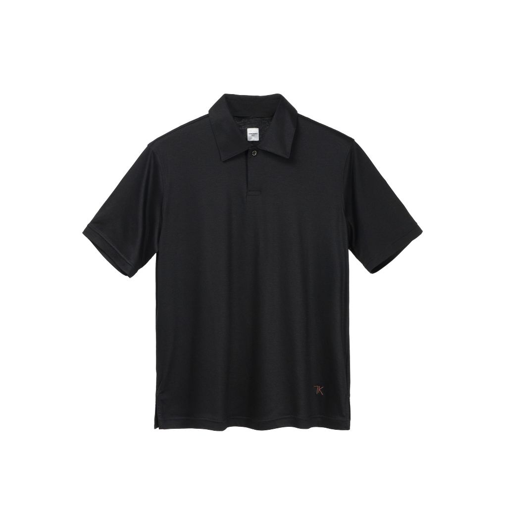 TAKEO KIKUCHI เสื้อโปโล HI-GAUGE GIZA LYOCELL 1 BUTTON POLO SHIRT