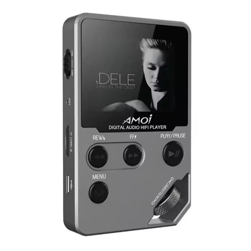 Amoi C10 HIFI แบบพกพา MP3 HD Lossless มินิกีฬา MP4สนับสนุนวิทยุ FM TF Ebook เครื่องบันทึกสเตอริโอ Trackwheel walkman