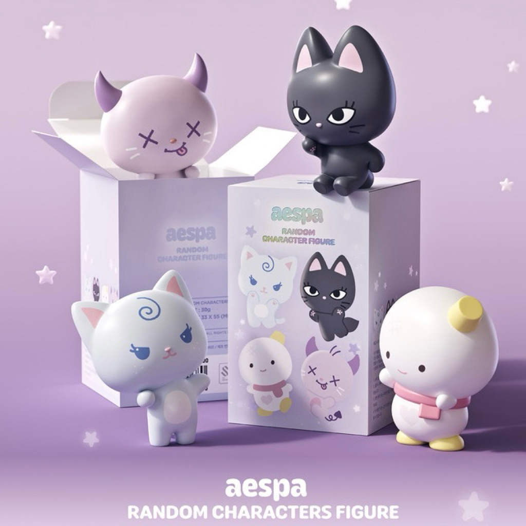 พร้อมส่ง ✨ aespa - RANDOM CHARACTERS FIGURE ✅แกะหน้าไลฟ์