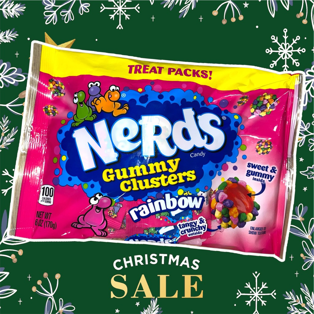 Nerds Gummy Clusters🍭- Party Packs🎉 รสใหม่🛍️ ของแท้จาก USA🇺🇸 Chrismas Sale🎄🎅🏻❗️