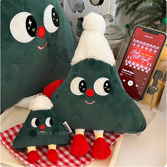 พร้อมส่ง 🎄🎅🏻☃️  หมอน พวงกุญแจ ตุ๊กตาต้นคริสต์มาส (Christmas Tree)