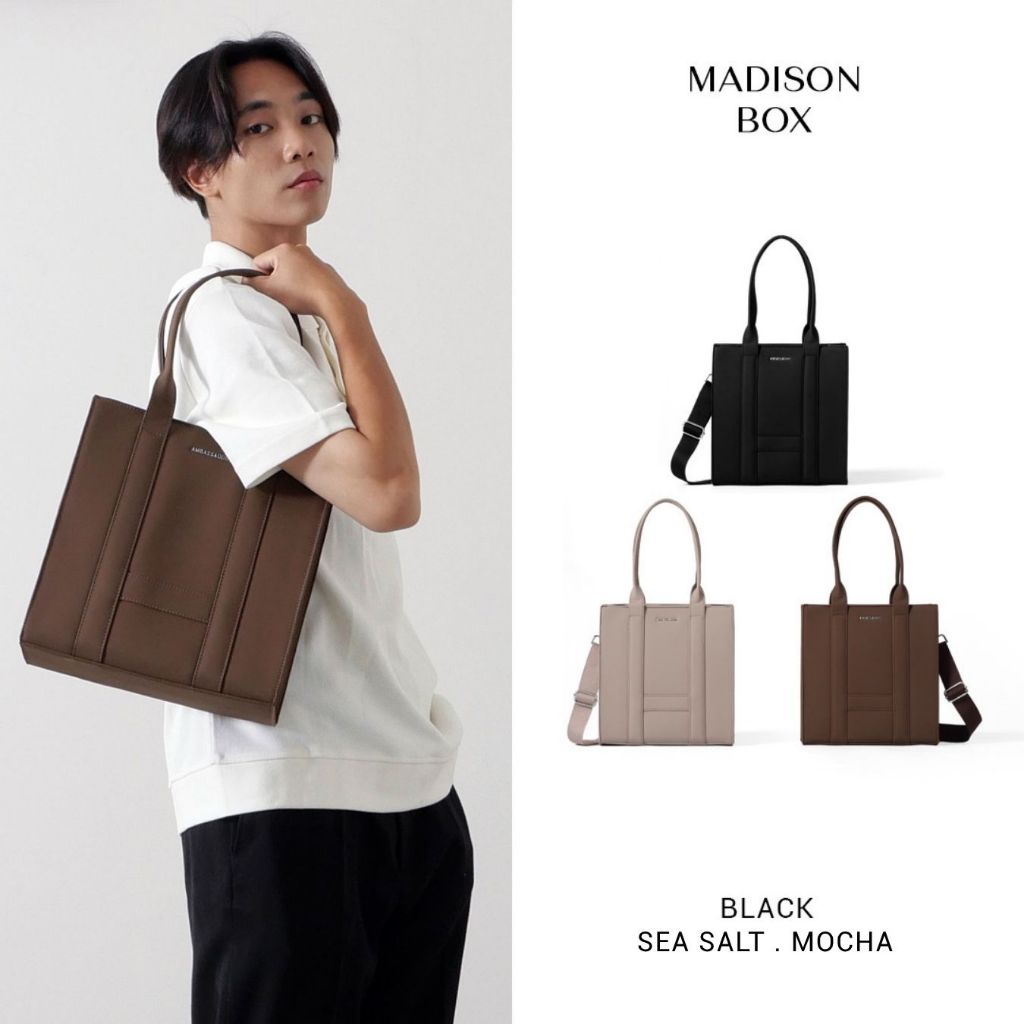 ABDSTORE | Madison BOX Bag กระเป๋าสะพาย กระเป๋า Ipad กระเป๋าถือ 8141 By Ambassador