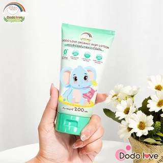DODOLOVE Organic เบบี้ โลชั่น โลชั่นทาผิว ออแกนิค บำรุงผิวลูกน้อยให้เนียนนุ่ม ชุ่มชื้น แรกเกิดใช้ได้