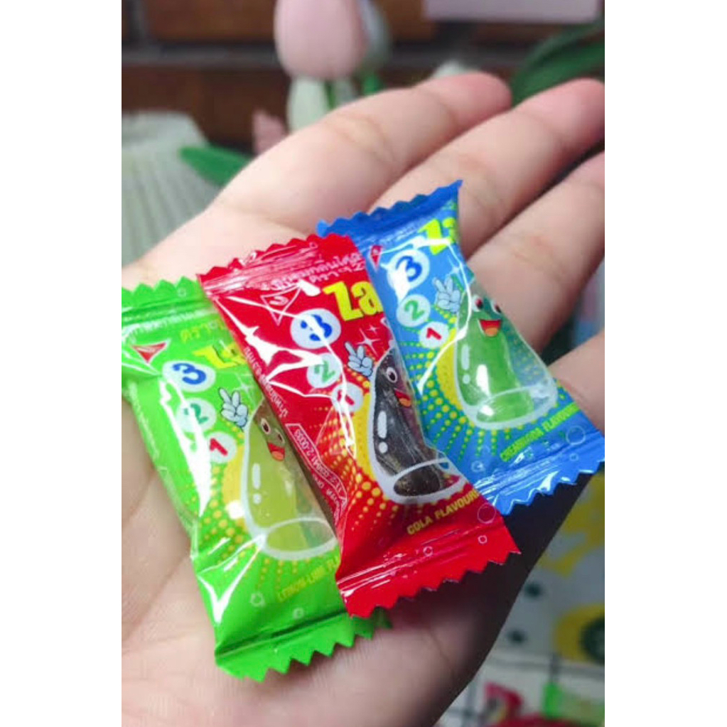 ลูกอม 123 Za! 🍭 (1 ซอง มี 3 เม็ด)