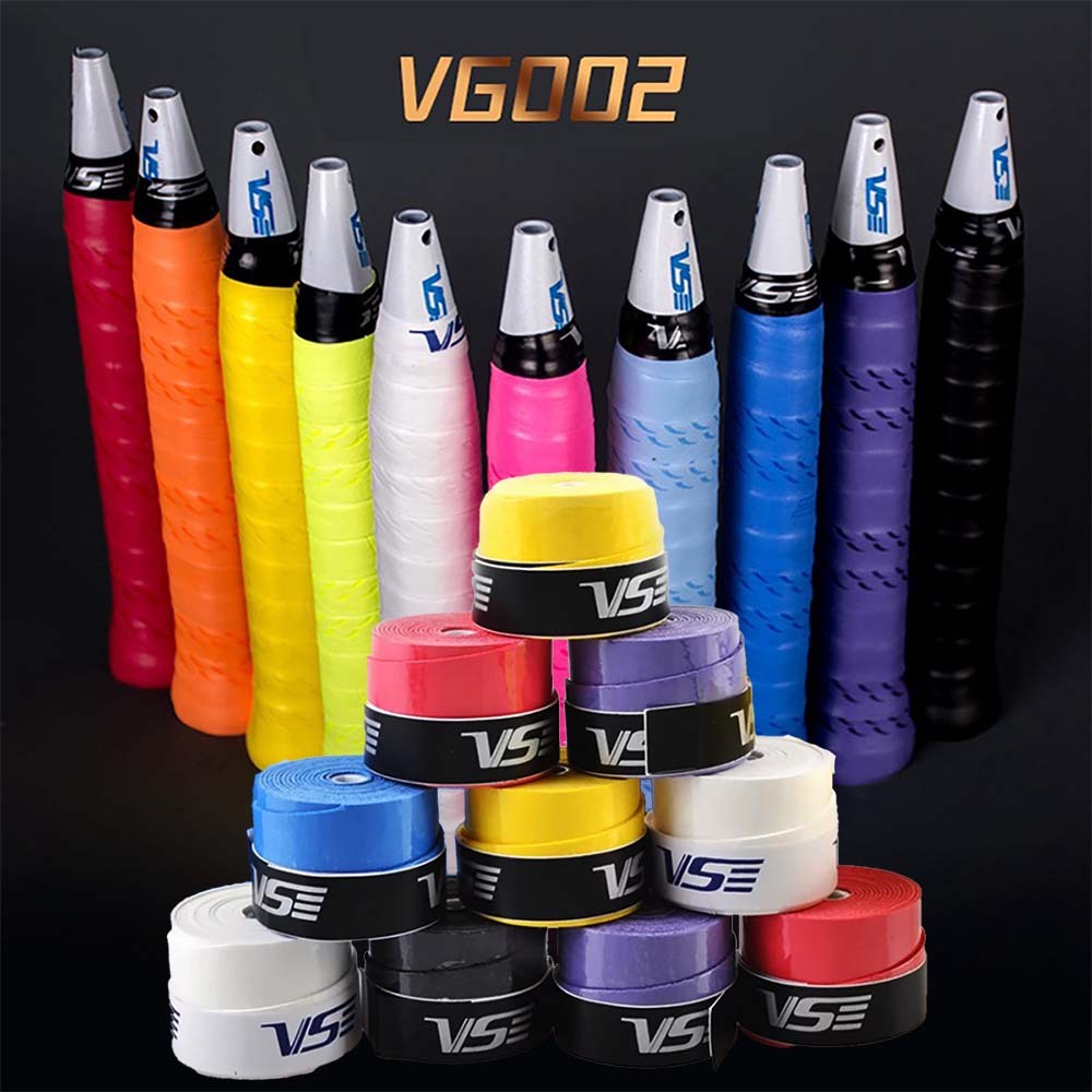 กริปพันด้ามไม้แบด VS รุ่น VG002 ผิวหนึบ คุณภาพเยี่ยม  ทนทาน ระบายเหงื่อ