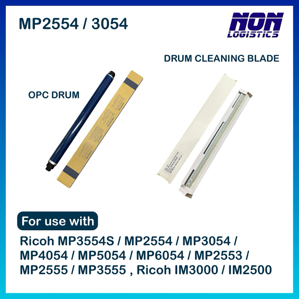 OPC DRUM & DRUM CLEANING BLADE FOR Ricoh MP3554S / MP2554 / MP3054 / MP4054 / MP5054 / MP6054 / MP25