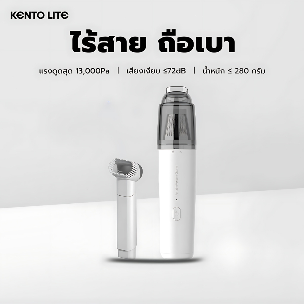 เครื่องดูดฝุ่น แบบมือถือแบบพกพาในบ้านรถมินิไร้สายเครื่องดูดฝุ่น 8000PA แรงดูดพลังสูง Wireless Vacuum แบตอึดยาวนาน